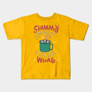 Shimmy Shimmy Cocoa Color Kids T-Shirt